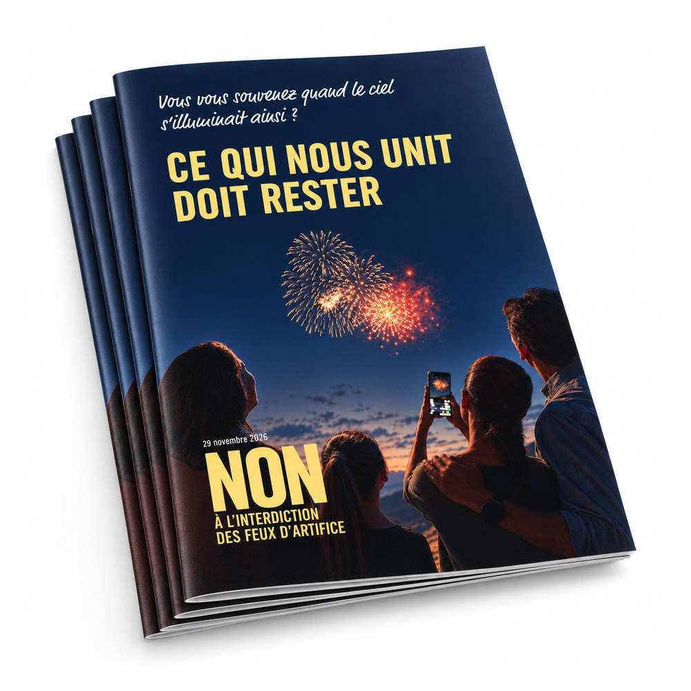 Kampagnenflyer «Nein zum Feuerwerksverbot» – A5