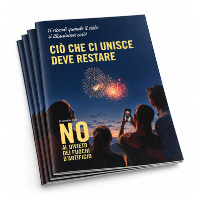 Kampagnenflyer «Nein zum Feuerwerksverbot» – A5